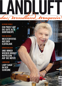 Abbildung der aktuellen Ausgabe von LANDLUFT, das Wendland Magazin