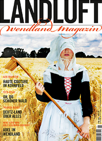 Abbildung der aktuellen Ausgabe von LANDLUFT, das Wendland Magazin